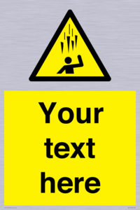 Custom Falling Ice sign